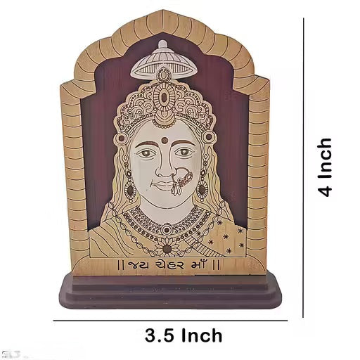 Chehar maa wooden photoframe