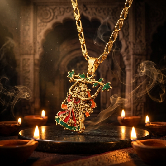 Radha Krishna Devotional Chain