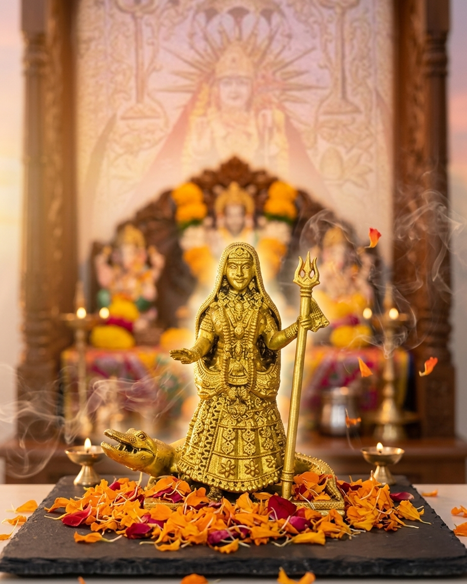 Khodiyar maa murti (10 cm)